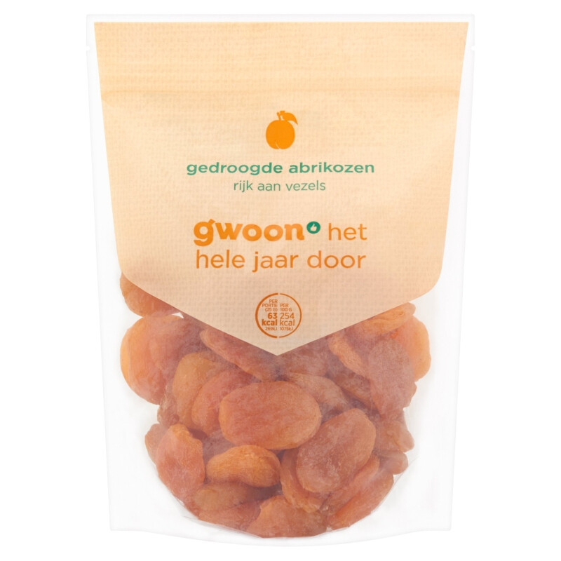 G'woon Gedroogde Abrikozen - 375 g
