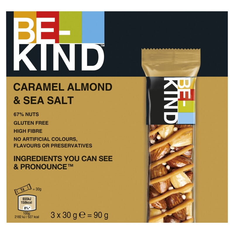 Kind Caramel Amandel Notenreep - 90 g