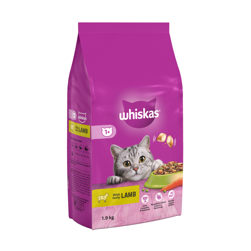 1+ Lamb Adult Dry Cat Food 1.9kg