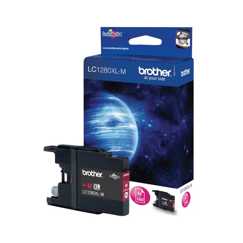 Brother LC1280XLM inktcartridge magenta 1 stuk origineel