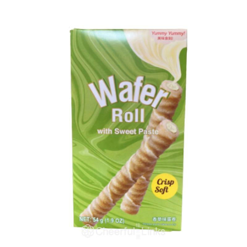 Yummy Yummy Waffelrolle mit süßer Paste 54g