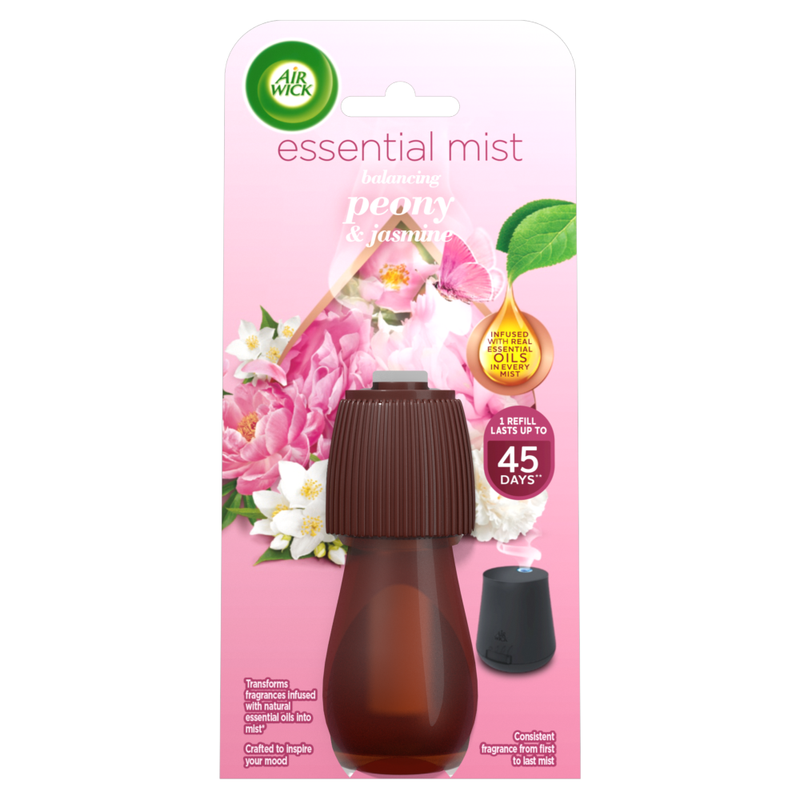 Balancing Peony & Jasmine Essential Mist Refill Lasts for up to 45 days 20ml