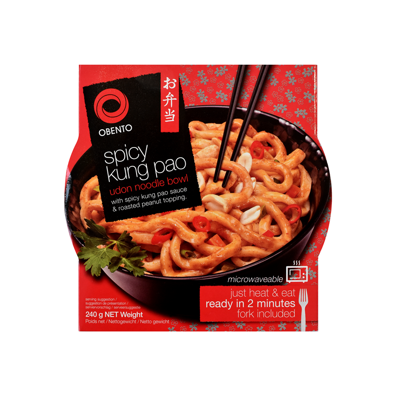 Obento Kung Pao Udon noodle bowl 240 g