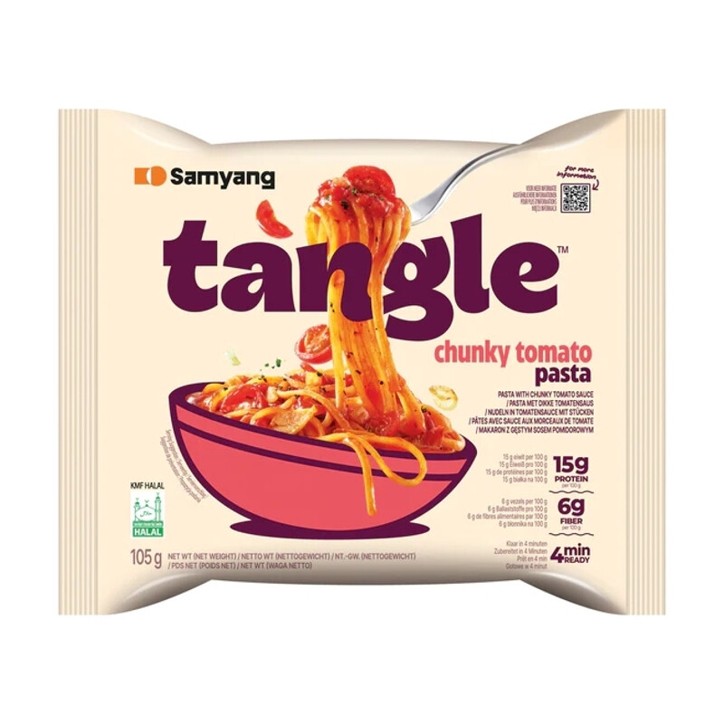 Samyang Tangle pasta met grove tomatensaus, 105 g