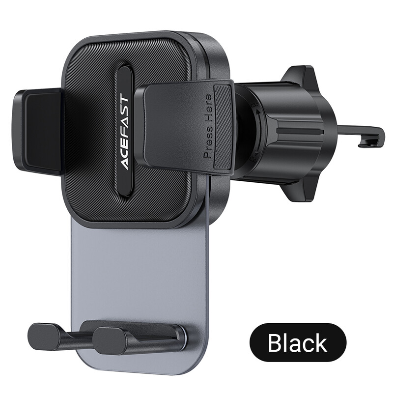 D25 Press-Type Car Phone Holder – Air Vent Mount - Black
