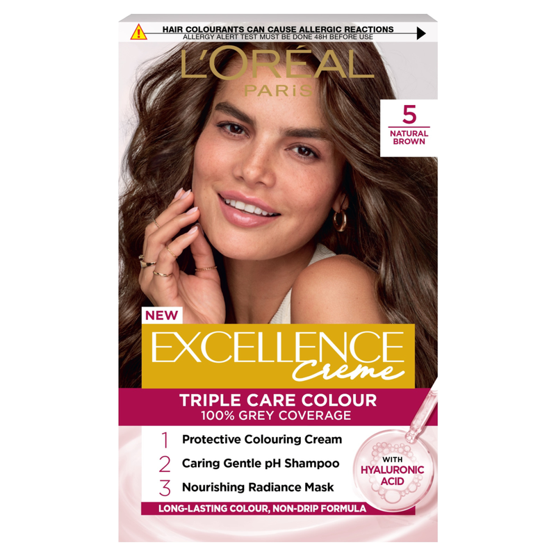 L'oréal Brown Paris Excellence Créme Permanent Hair Dye, 5 Natural