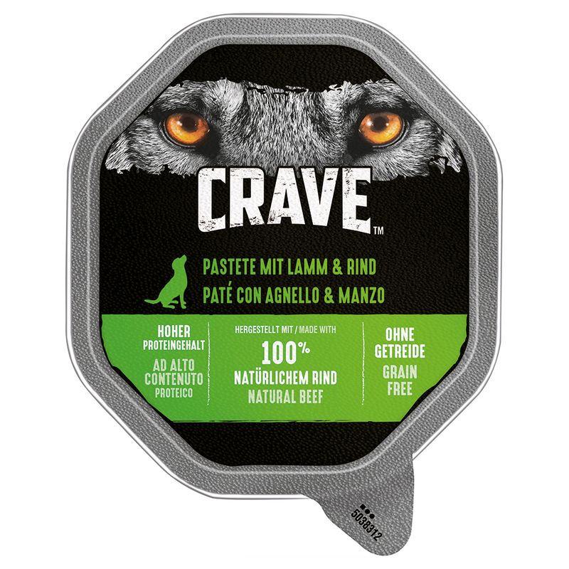 CRAVE Hunde Adult Pâté Lamm&Rind 150g