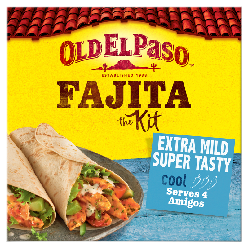 Old El Paso Mild Fajita Kit 476G