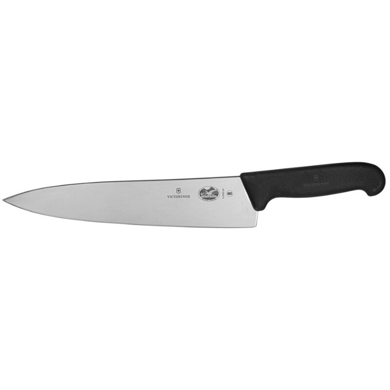 Victorinox Fibrox Kochmesser, gerade Klinge, 25 cm
