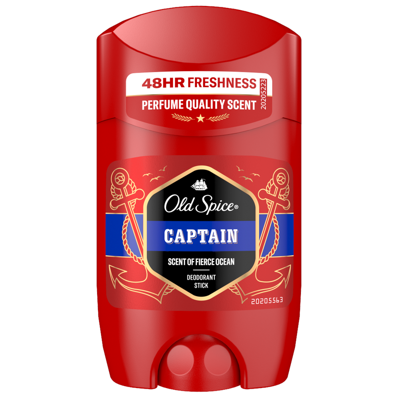 Old Spice Men's White/Dark Captain Deodorant Stick For 48H Fresh 50Ml