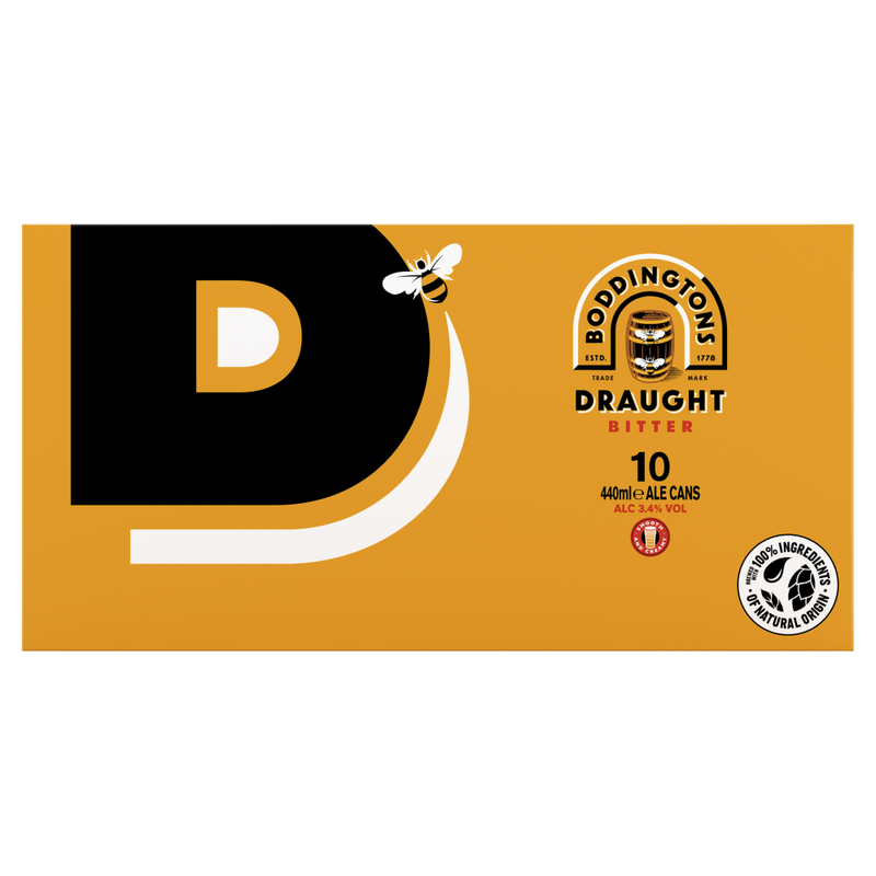 Draught Bitter Ale Cans 10 X 440ml