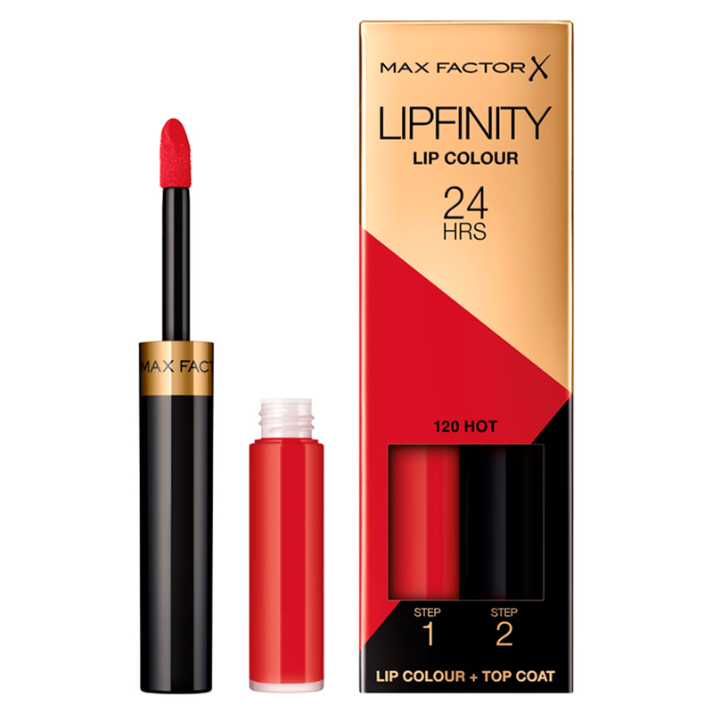Lip Color 2.3ml and Lipfinity 1.9g - 120 Hot