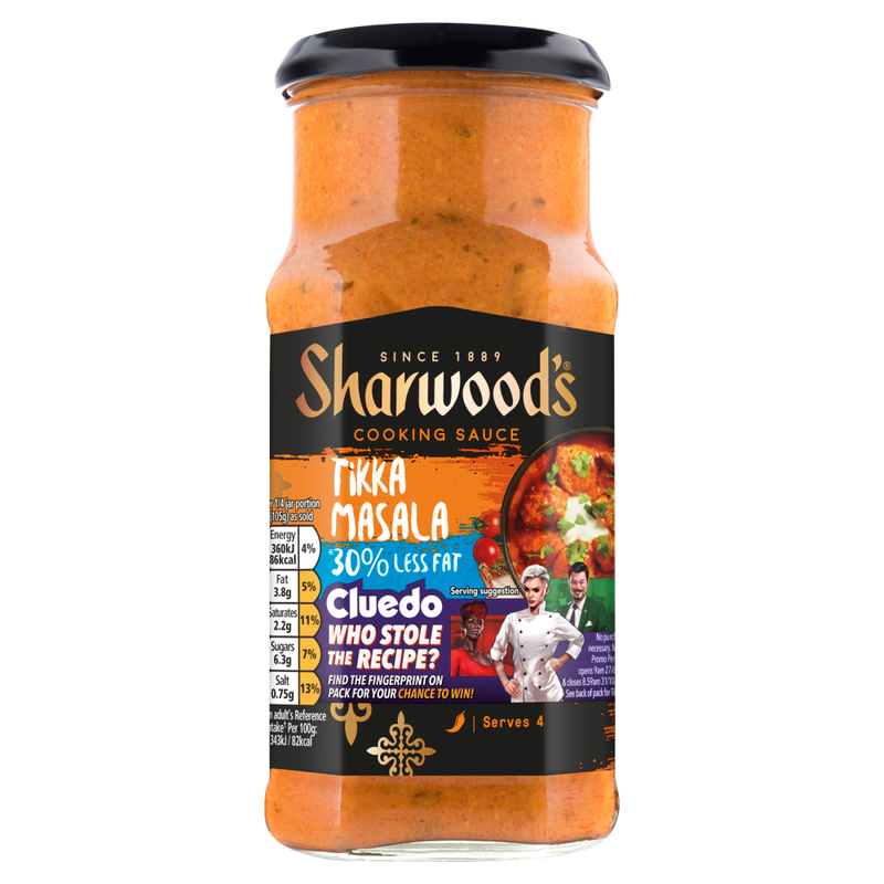 Sharwood's Cooking Sauce Tikka Masala 30% Less Fat 420g