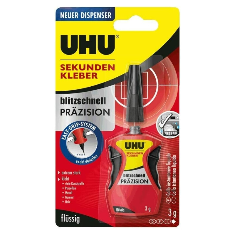 UHU Superkleber Präzision Flüssig 3g