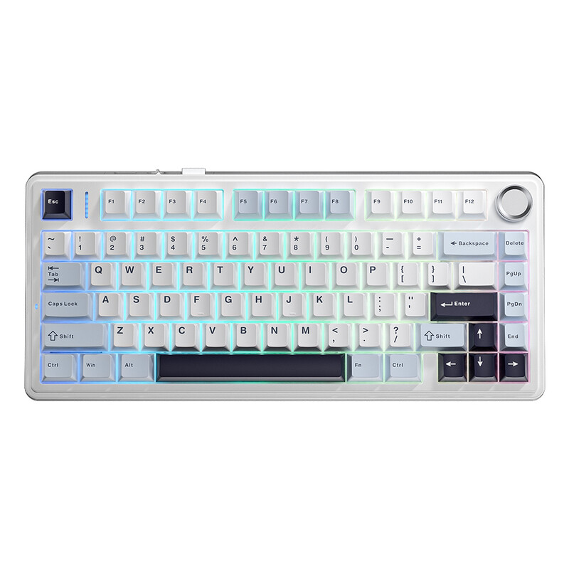 F75 Wireless Mechanical Keyboard - Glacier Blue