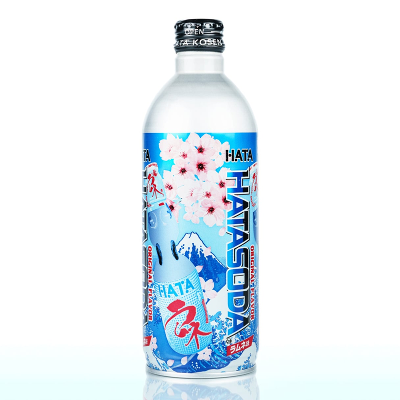 Hatakosen Ramune Hata Soda Ramune 500 ml