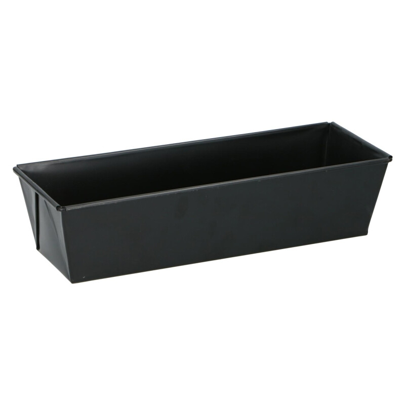Alpina stalen taartvorm – zwart, 30 x 11 x 7,2 cm