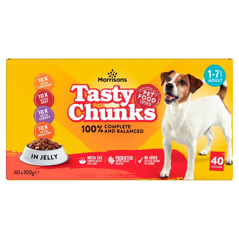 Tasty Chunks in Jelly 1-7 Years Adult 40 x 100g
