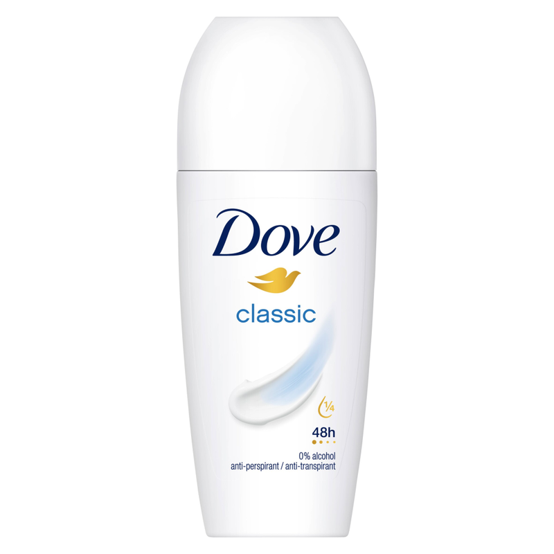 Dove Déodorant Anti-Transpirant Roll-On Classique - 50Ml