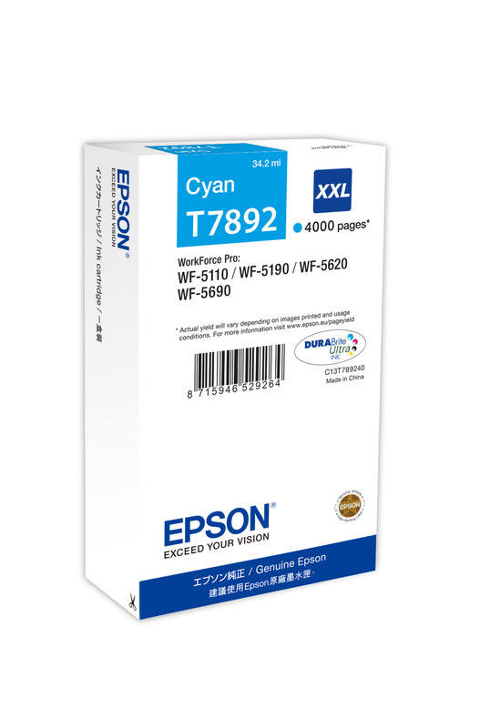 Epson XXL cyaan inktcartridge