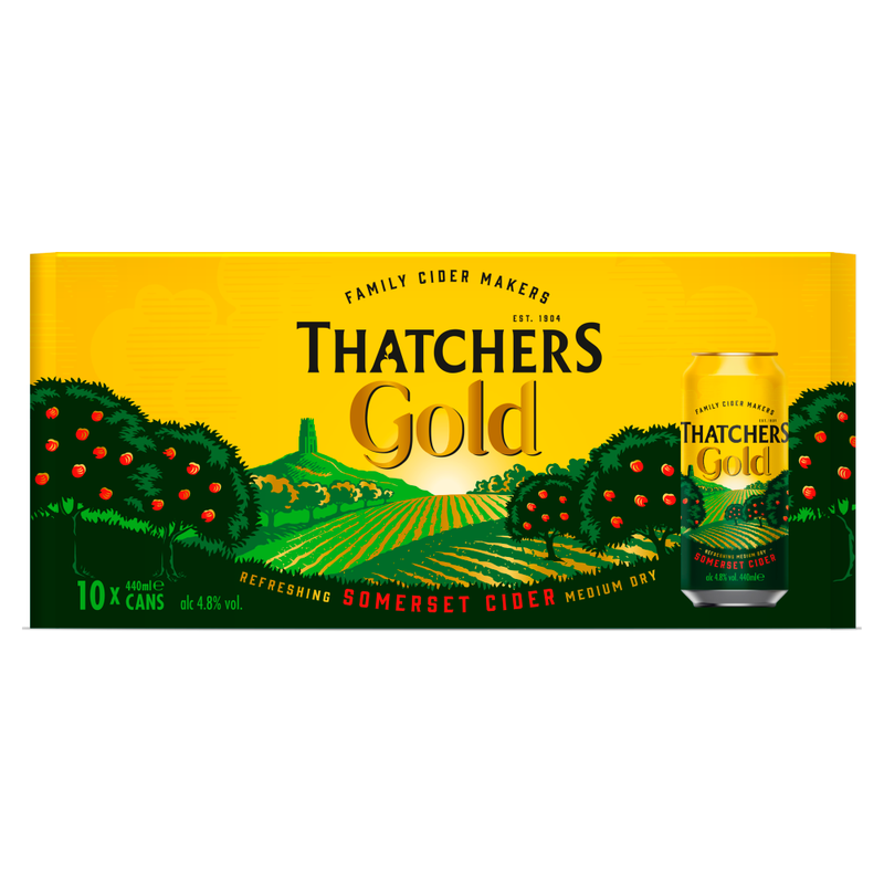 gold Somerset Cider 10 X 440ml