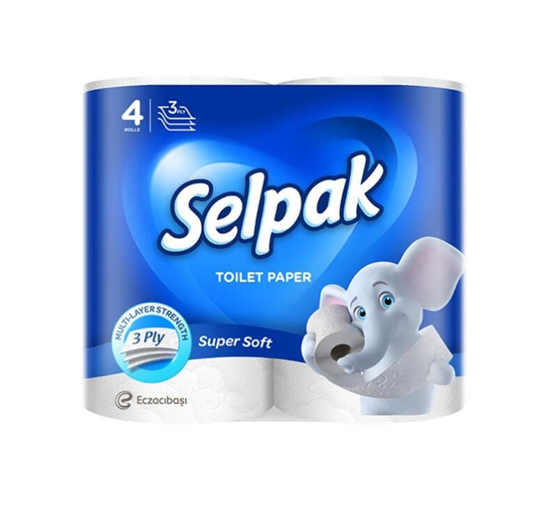 Selpak Toiletpapier 4 Rollen 3-laags Superzacht
