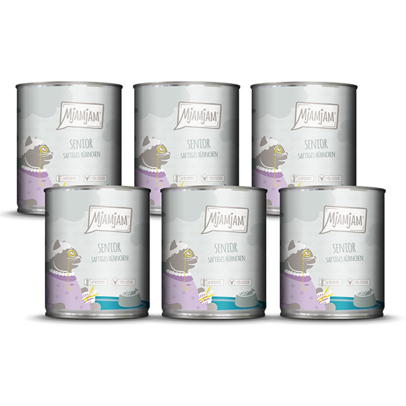 MjAMjAM - Senior - Sappige Kip 800g*6