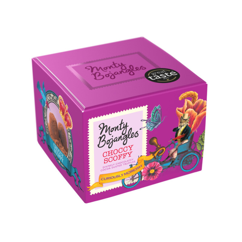 Monty Bojangles Choccy Scoffy Cocoa Dusted Truffles 150G
