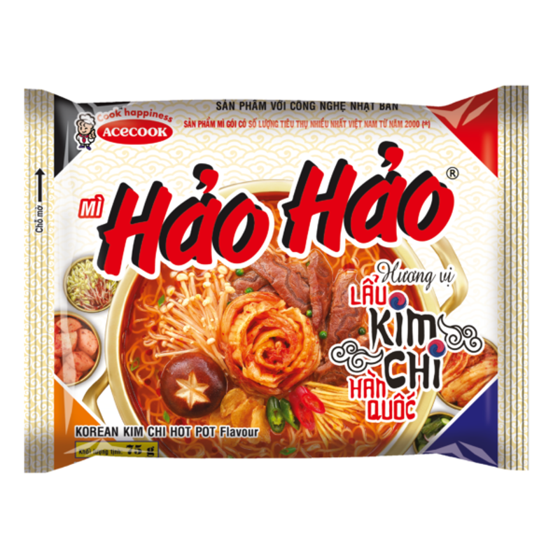 Acecook HaoHao Instantnudeln Kimchi 77 g
