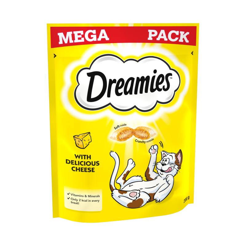 Cat Treat Biscuits with Cheese Mega Pack 200g