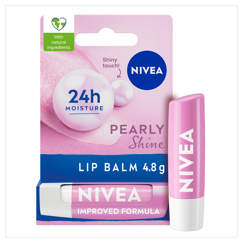 Nivea Pearly Shine Lip Balm 4.8G
