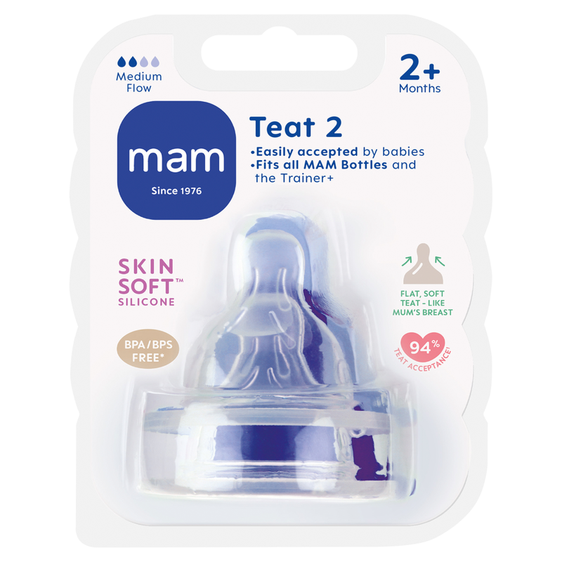 Medium Flow Teat 2+ Months 2 Pack