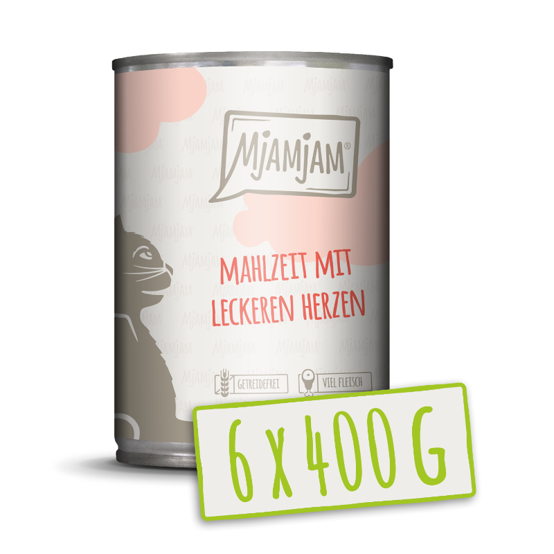 MjAMjAM - Maaltijd met smakelijke harten 400g*6