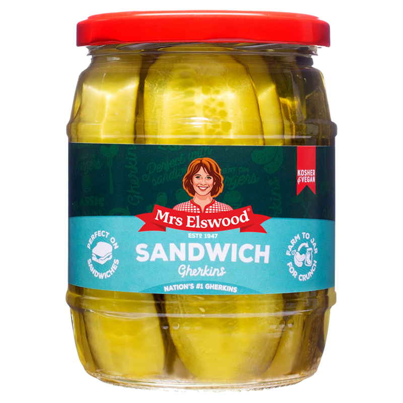 Mrs Elswoods Cucumber Slices 540g