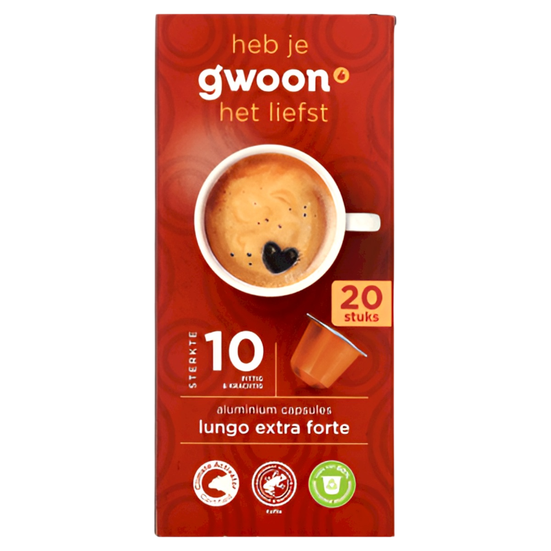 G'woon Lungo Extra Forte 20 capsules