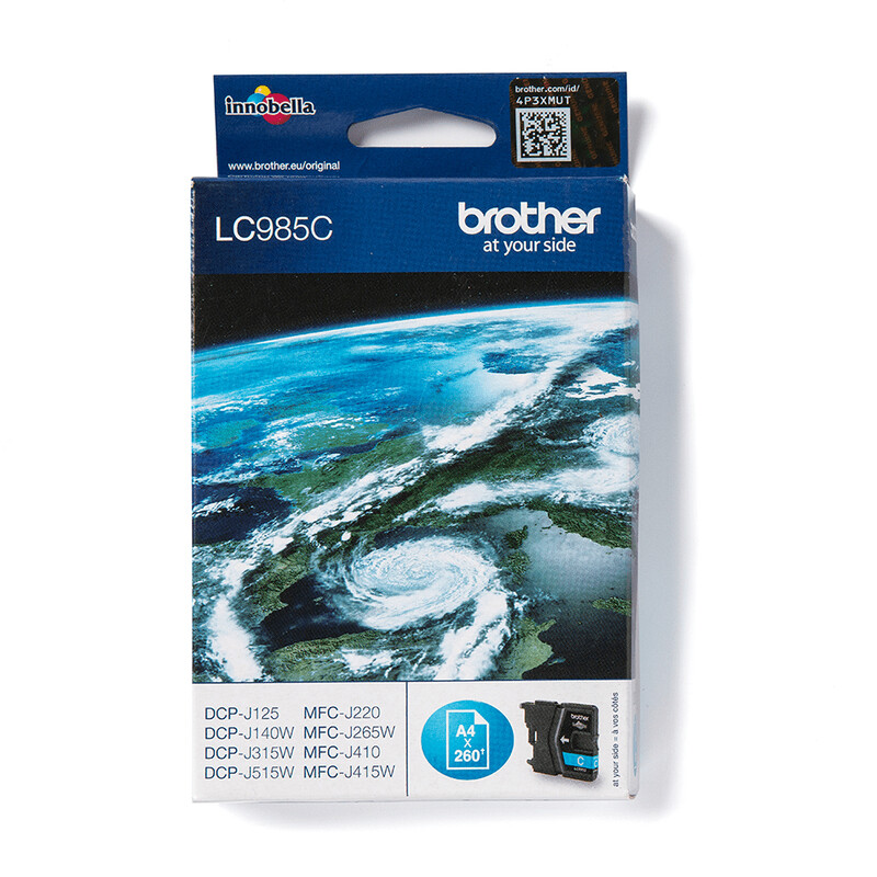 Brother LC985CBP inktcartridge 1 stuk origineel cyaan