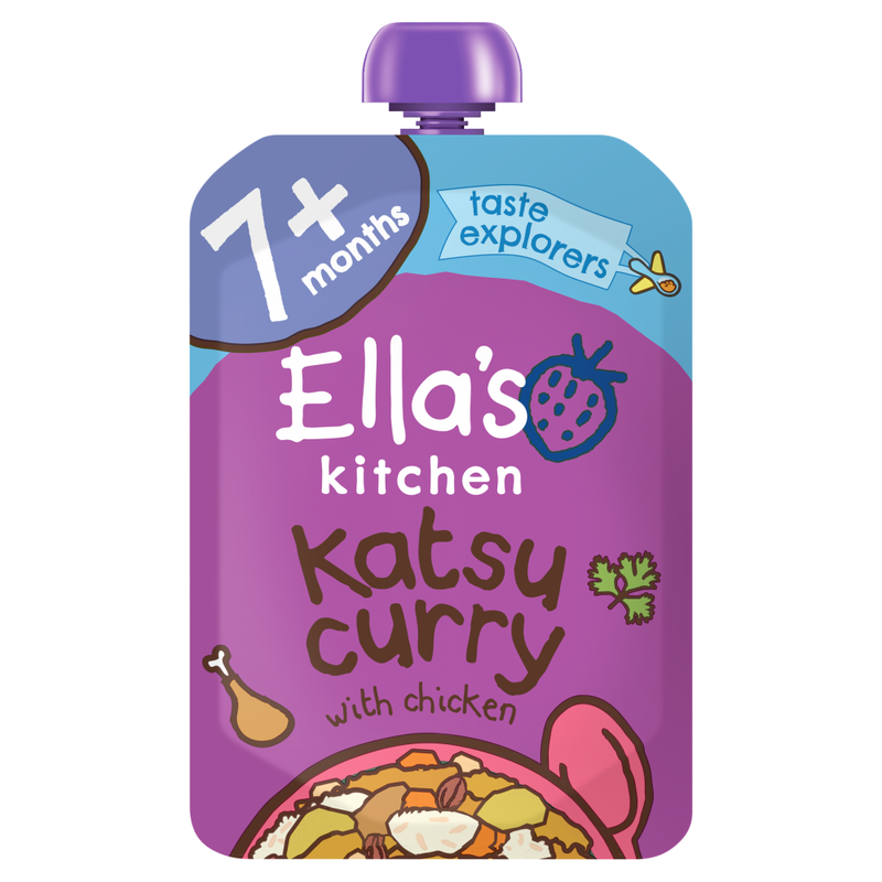 Organic Cracking Katsu Curry With Chicken Baby Food Pouch 7+ Months 130g
