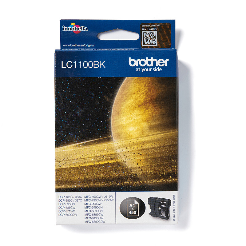 Brother LC1100BK inktcartridge 1 stuk origineel zwart