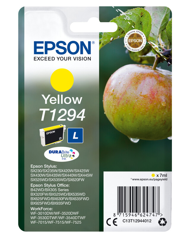 Tenute Orestiadi Apple inktcartridge geel T1294 DURABrite Ultra-inkt enkelverpakking