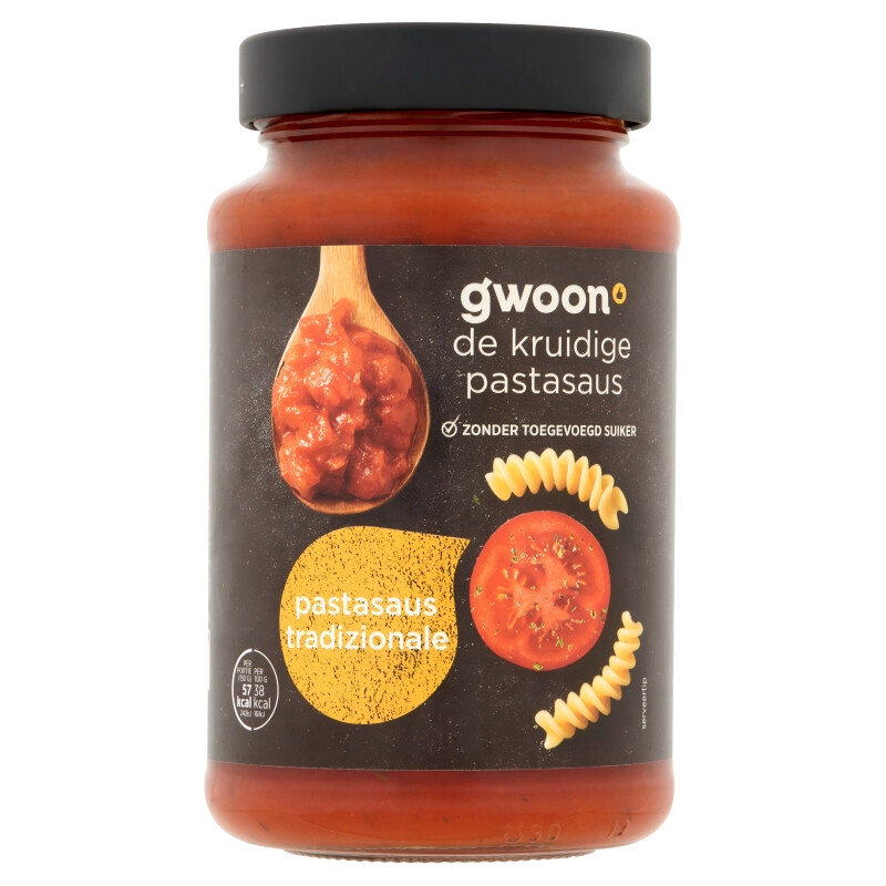 G'woon Pasta Sauce Traditioneel - 490 g