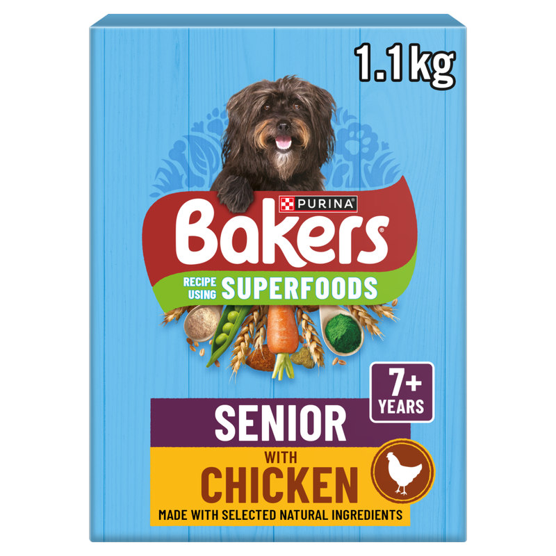 Superfoods Senior Chicken with Vegetables Dry Dog Food1.1kg