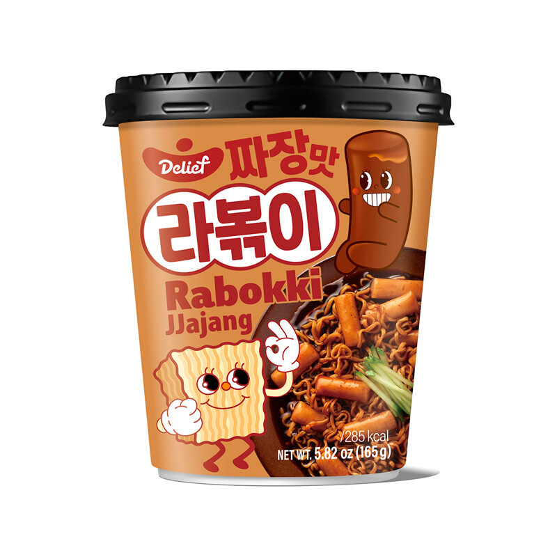 Delief Rabokki Jjajang Smaak 165g