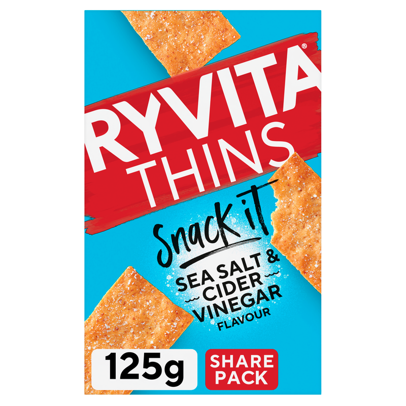 Snack It Thins Sea Salt & Cider Vinegar Flavour 125g