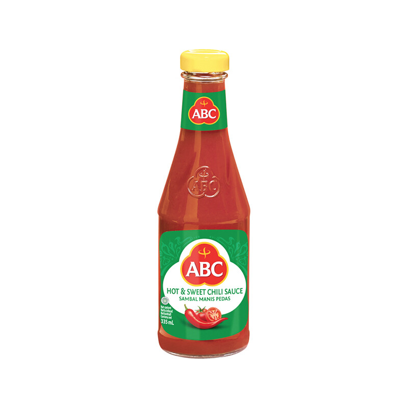 Abc Hot & Sweet Chilli Sauce 335Ml