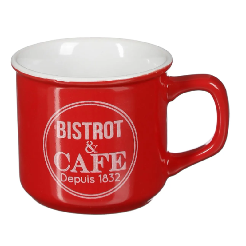 Secret de Gourmet Bistrot Keramische Mok – 14 cl, Assortiment Kleuren