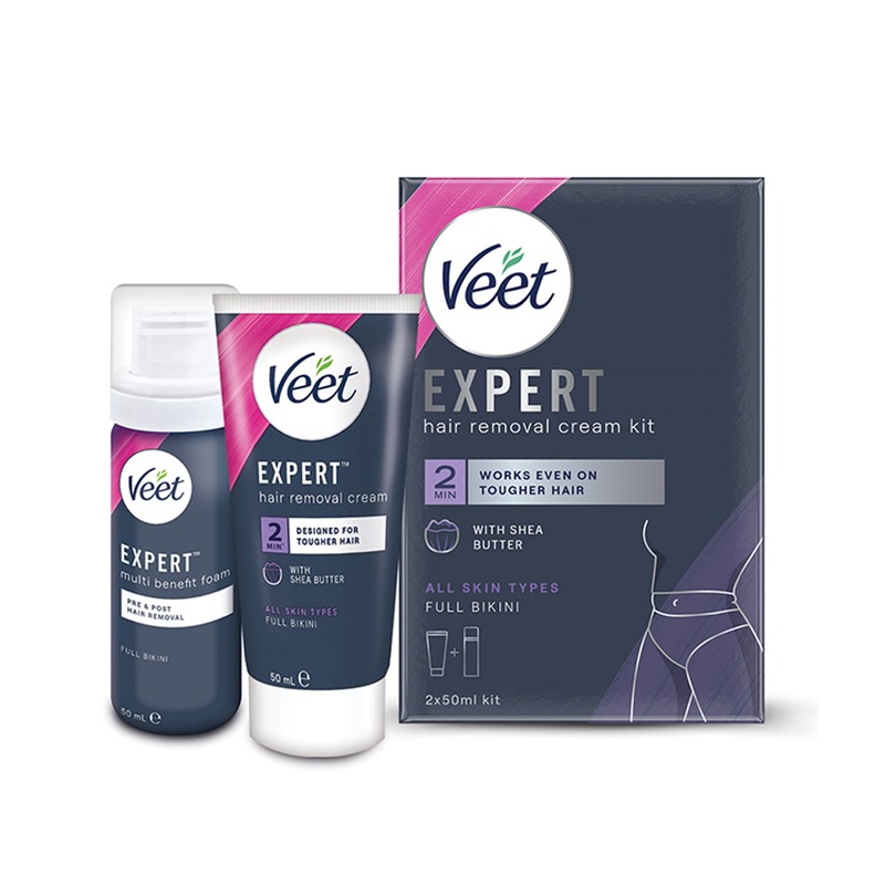 Expert Hair Removal Cream Kit 2 x 50ml