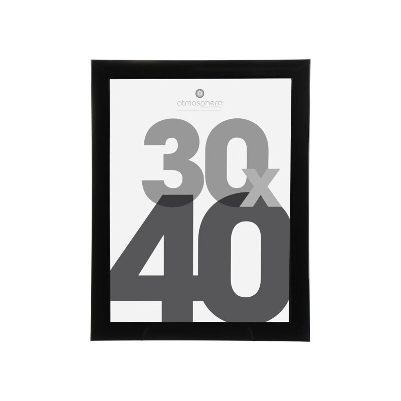 Atmosphera Cadre photo Lise 30 x 40 cm - Noir