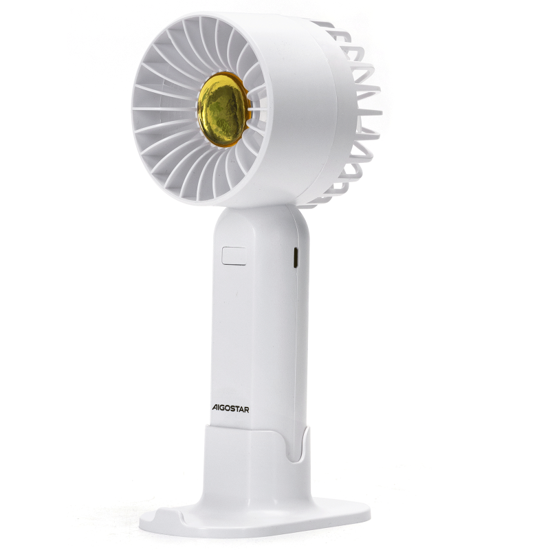 Aigostar USB handventilator - 6.86 cm 7 bladen draagbare mini ventilator oplaadbaar stil