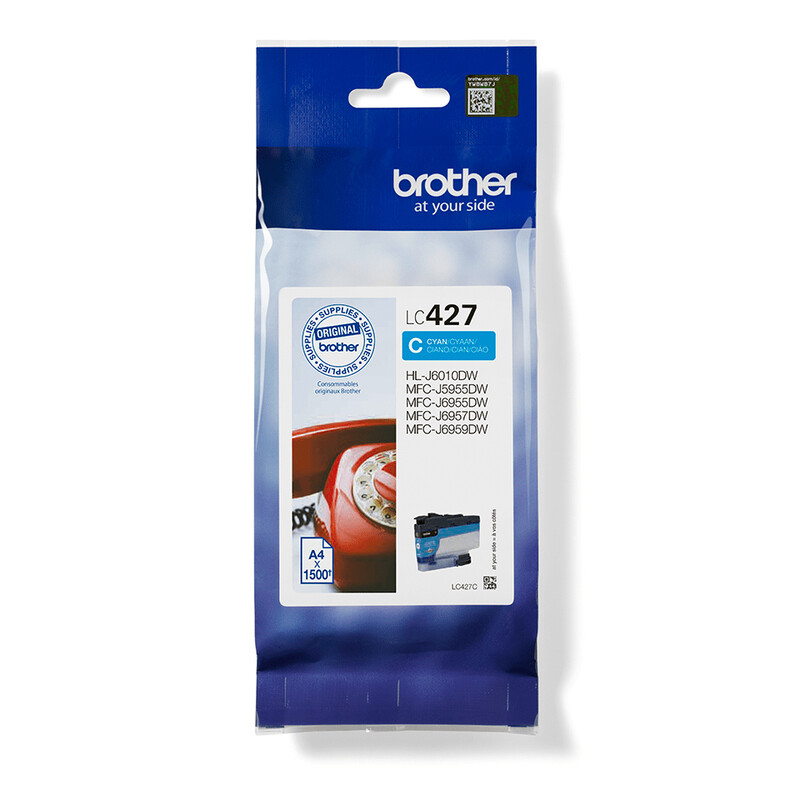 Brother LC427C inktcartridge 1 stuk origineel cyaan