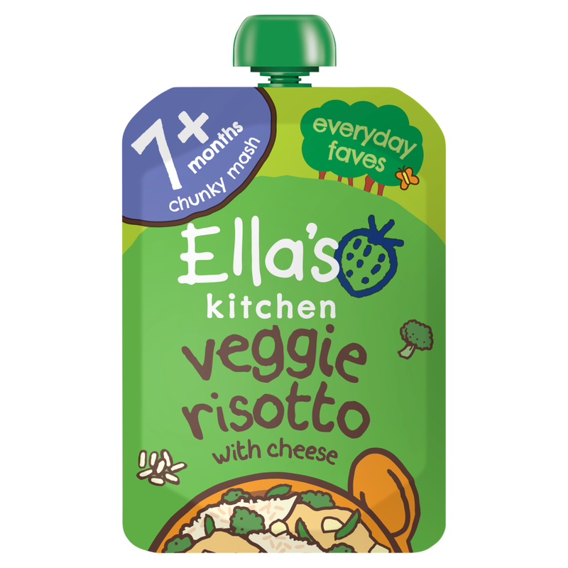 Organic Veggie Risotto with Cheese Pouch 7+ Months 130g